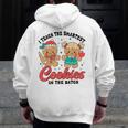 Teacher Of Smart Cookies Cute Gingerbread Teacher Christmas Men Zip Up Hoodie Back Print, funny design Teacher Of Smart Cookies Cute Gingerbread Teacher Christmas Men Zip Up Hoodie Back Print, funny design