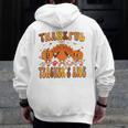 Thankful Teacher's Aide Thanksgiving Autumn Fall Women Men Men Zip Up Hoodie Back Print, funny design Thankful Teacher's Aide Thanksgiving Autumn Fall Women Men Men Zip Up Hoodie Back Print, funny design
