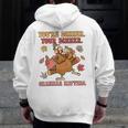 Thanksgiving Grammar Thankful English Teacher Fall Turkey Men Zip Up Hoodie Back Print, English Teacher Gifts, funny design