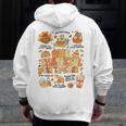 Thanksgiving One Thankful Art Teacher Fall Groovy Men Women Men Zip Up Hoodie Back Print, Groovy Teacher Gifts, funny design Thanksgiving One Thankful Art Teacher Fall Groovy Men Women Men Zip Up Hoodie Back Print, Groovy Teacher Gifts, funny design