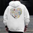 TK Vibes Back To School TK Kid Girl TK Team TK Teacher Women Men Zip Up Hoodie Back Print, funny design TK Vibes Back To School TK Kid Girl TK Team TK Teacher Women Men Zip Up Hoodie Back Print, funny design