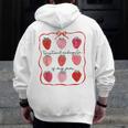 Transitional Kindergarten Is My Jam Strawberry TK Teacher Men Zip Up Hoodie Back Print, funny design Transitional Kindergarten Is My Jam Strawberry TK Teacher Men Zip Up Hoodie Back Print, funny design