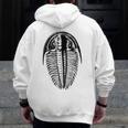Trilobite Fossil Geology Teacher Student Geologist Men Zip Up Hoodie Back Print, funny design Trilobite Fossil Geology Teacher Student Geologist Men Zip Up Hoodie Back Print, funny design