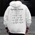 Vintage Nerdy Quadratic Formula Proof Algebra Math Teacher Men Zip Up Hoodie Back Print, funny design Vintage Nerdy Quadratic Formula Proof Algebra Math Teacher Men Zip Up Hoodie Back Print, funny design