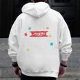 Vintage Teachers And Students Book Reading Adventure Men Zip Up Hoodie Back Print, funny design