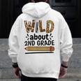 Wild About 2Nd Grade School Grade Teacher Men Zip Up Hoodie Back Print, 2nd Grade Teacher Gifts, funny design Wild About 2Nd Grade School Grade Teacher Men Zip Up Hoodie Back Print, 2nd Grade Teacher Gifts, funny design