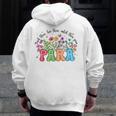 Wildflower Para Floral Paraprofessional Paraeducator Teacher Men Zip Up Hoodie Back Print, funny design Wildflower Para Floral Paraprofessional Paraeducator Teacher Men Zip Up Hoodie Back Print, funny design