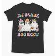 1st Grade Boo Crew Groovy Halloween Floral Ghost Kid Teacher Unisex T-Shirt, Groovy Teacher Gifts, trending gift 1st Grade Boo Crew Groovy Halloween Floral Ghost Kid Teacher Unisex T-Shirt, Groovy Teacher Gifts, trending gift