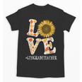 4th Grade Teacher Love Autumn Fall Sunflower Appreciation Unisex T-Shirt, 4th Grade Teacher Gifts, trending gift