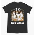 5K Boo Crew Halloween Teacher K5 Floral Ghost Trick Or Teach Unisex T-Shirt, trending gift