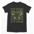 5th Grade Teacher Student Camo Bow Back To School Unisex T-Shirt, trending gift