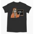 67 Math Teacher Skeleton Halloween Root 4489 Messy Bun Women Unisex T-Shirt, trending gift