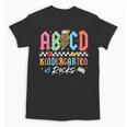 ABCD Kindergarten Rocks Pencil Lightning Teachers Rock Boys Unisex T-Shirt, trending gift ABCD Kindergarten Rocks Pencil Lightning Teachers Rock Boys Unisex T-Shirt, trending gift