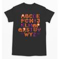 ABCs Learning Kindergarten Teacher Halloween Alphabet Unisex T-Shirt, trending gift ABCs Learning Kindergarten Teacher Halloween Alphabet Unisex T-Shirt, trending gift