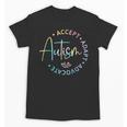 Autism Awareness Accept Adapt Advocate Autism Mom Teacher Unisex T-Shirt, Couple Gifts, trending gift Autism Awareness Accept Adapt Advocate Autism Mom Teacher Unisex T-Shirt, Couple Gifts, trending gift