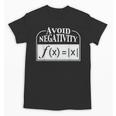 Avoid Negativity Math Teacher Unisex T-Shirt, trending gift