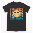 Back To School Groovy Smile Preschool Teachers Students Kids Unisex T-Shirt, trending gift
