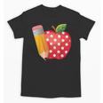 Back To School Pencil And Apple Teacher Student Unisex T-Shirt, trending gift Back To School Pencil And Apple Teacher Student Unisex T-Shirt, trending gift