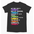 Back To School Teacher We Are Like A Box Of Crayons Unisex T-Shirt, trending gift Back To School Teacher We Are Like A Box Of Crayons Unisex T-Shirt, trending gift