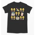 Back To School Yellow Bows Book Coffee Leopard Apple Teacher Unisex T-Shirt, trending gift