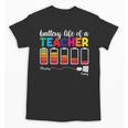 Battery Life Of a Teacher Shirt Thanksgiving Teacher Unisex T-Shirt, trending gift Battery Life Of a Teacher Shirt Thanksgiving Teacher Unisex T-Shirt, trending gift