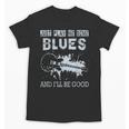 Blues Music Band Lover Vintage Guitar Teacher Blues Unisex T-Shirt, trending gift Blues Music Band Lover Vintage Guitar Teacher Blues Unisex T-Shirt, trending gift