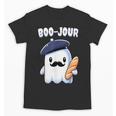 Boo Jour Ghost French Teacher Vintage Teacherlife Groovy Unisex T-Shirt, Groovy Teacher Gifts, trending gift