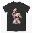 Book Lover Cute Flamingo Reading Teacher Librarian Women Unisex T-Shirt, trending gift Book Lover Cute Flamingo Reading Teacher Librarian Women Unisex T-Shirt, trending gift