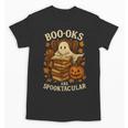 Books Are Spooktacular Ghost Book Reading Halloween Teachers Unisex T-Shirt, trending gift