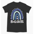 Bulldogs School Mascot Rainbow Teacher Lover Unisex T-Shirt, trending gift Bulldogs School Mascot Rainbow Teacher Lover Unisex T-Shirt, trending gift