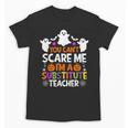 You Can't Scare Me I'm A Substitute Teacher Shirt Halloween Unisex T-Shirt, trending gift