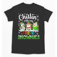 Chillin With My Pre-K Snowmies Christmas Teacher Xmas Unisex T-Shirt, trending gift Chillin With My Pre-K Snowmies Christmas Teacher Xmas Unisex T-Shirt, trending gift
