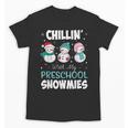 Chillin' With My Preschool Snowmies Teacher Christmas Men Women Kids Unisex T-Shirt, trending gift Chillin' With My Preschool Snowmies Teacher Christmas Men Women Kids Unisex T-Shirt, trending gift