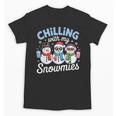 Chillin With My Snowmie Women Christmas Snowman Teacher Snow Unisex T-Shirt, trending gift Chillin With My Snowmie Women Christmas Snowman Teacher Snow Unisex T-Shirt, trending gift