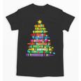 Christmas Tree Made Of Crayons School Teacher Life Student Unisex T-Shirt, trending gift Christmas Tree Made Of Crayons School Teacher Life Student Unisex T-Shirt, trending gift