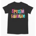 Color Special Education Squad Groovy Dream Team SPED Teacher Unisex T-Shirt, Groovy Teacher Gifts, trending gift Color Special Education Squad Groovy Dream Team SPED Teacher Unisex T-Shirt, Groovy Teacher Gifts, trending gift