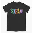 Colorful Steam Letters For Steam Program Teacher And Student Unisex T-Shirt, trending gift