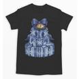 Coquette Bow Book Tree Merry Christmas Xmas Teacher Holiday Unisex T-Shirt, trending gift
