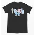 Coquette Bow Teach Teacher Happy First Day Back To School Unisex T-Shirt, trending gift Coquette Bow Teach Teacher Happy First Day Back To School Unisex T-Shirt, trending gift