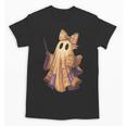 Coquette Music Note Patchwork Ghost Music Teacher Halloween Unisex T-Shirt, trending gift Coquette Music Note Patchwork Ghost Music Teacher Halloween Unisex T-Shirt, trending gift
