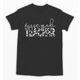 Cow Print For Elementary School First Grade Teachers Unisex T-Shirt, First Grade Teacher Gifts, trending gift Cow Print For Elementary School First Grade Teachers Unisex T-Shirt, First Grade Teacher Gifts, trending gift