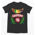 Crayon Box Fun Teacher Student Crayon Squad Halloween 2023 Unisex T-Shirt, trending gift Crayon Box Fun Teacher Student Crayon Squad Halloween 2023 Unisex T-Shirt, trending gift