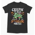 Creepin It Real Monster School 5th Grade Teacher Halloween Unisex T-Shirt, trending gift Creepin It Real Monster School 5th Grade Teacher Halloween Unisex T-Shirt, trending gift
