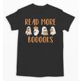 Cute Booooks Ghost Read More Books Teacher Halloween Unisex T-Shirt, trending gift