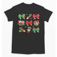 Cute Coquette Pencil Bow Christmas School Teacher Student Unisex T-Shirt, trending gift Cute Coquette Pencil Bow Christmas School Teacher Student Unisex T-Shirt, trending gift
