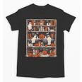 Cute Ghost Book Reading Books Lover Spooky Teacher Halloween Unisex T-Shirt, trending gift