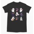 Cute Ghost Cat Playing Musical Halloween Music Teacher Unisex T-Shirt, trending gift Cute Ghost Cat Playing Musical Halloween Music Teacher Unisex T-Shirt, trending gift