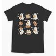 Cute Ghosts Reading Book Bookworm Halloween History Teacher Unisex T-Shirt, History Teacher Gifts, trending gift