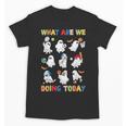 What Are We Doing Today Ghost PE Teacher Team Halloween Unisex T-Shirt, Pe Teacher Gifts, trending gift What Are We Doing Today Ghost PE Teacher Team Halloween Unisex T-Shirt, Pe Teacher Gifts, trending gift