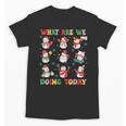 What Are We Doing Today PE Teacher Snowman Christmas Unisex T-Shirt, Pe Teacher Gifts, trending gift